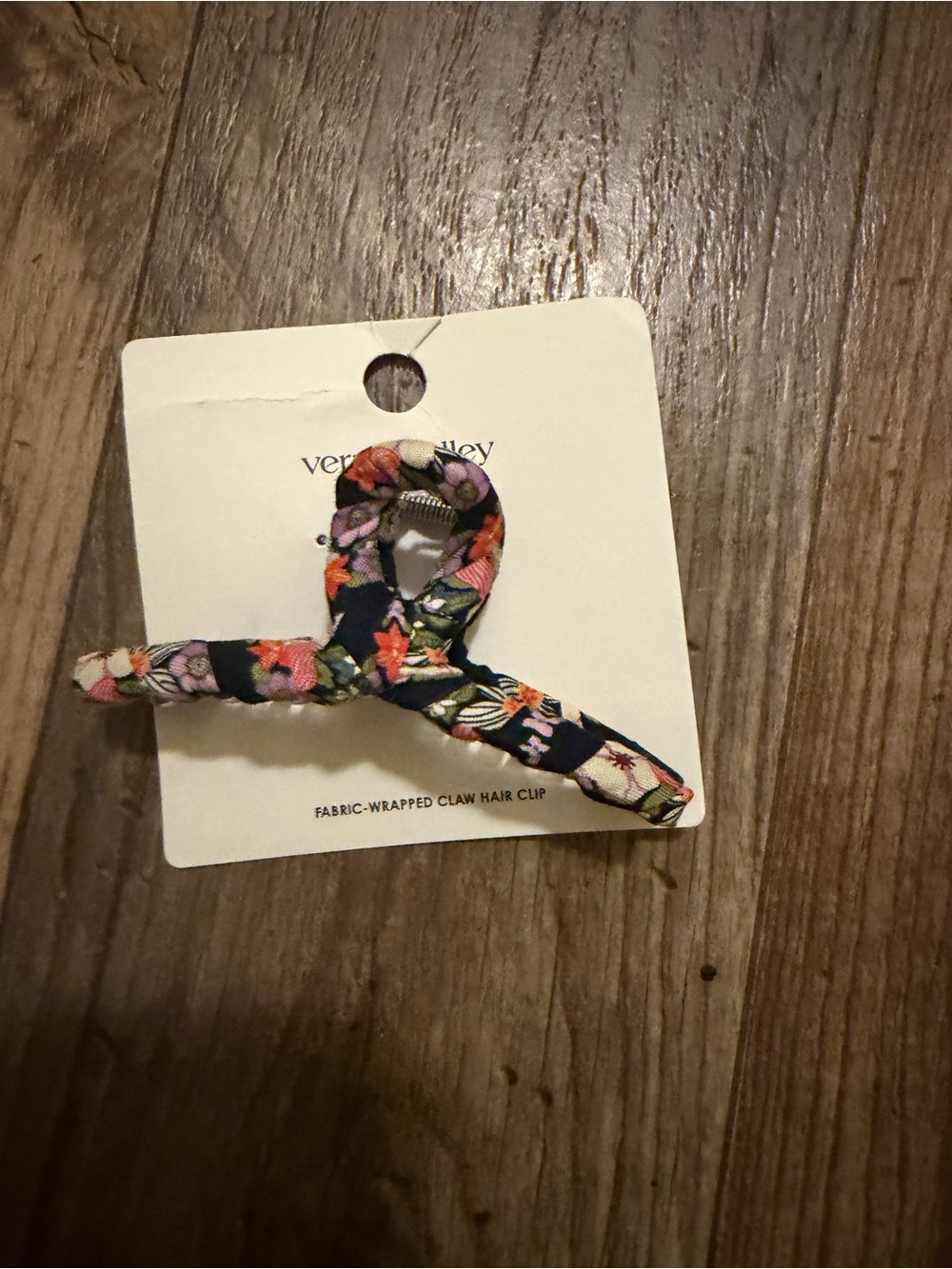 Vera Bradley Fabric Wrapped Claw Hair Clip